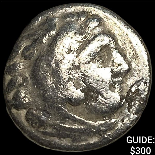 Macedonian Kingdom Alexander III Type Silver Drachm NEARLY UNCIRCULATED