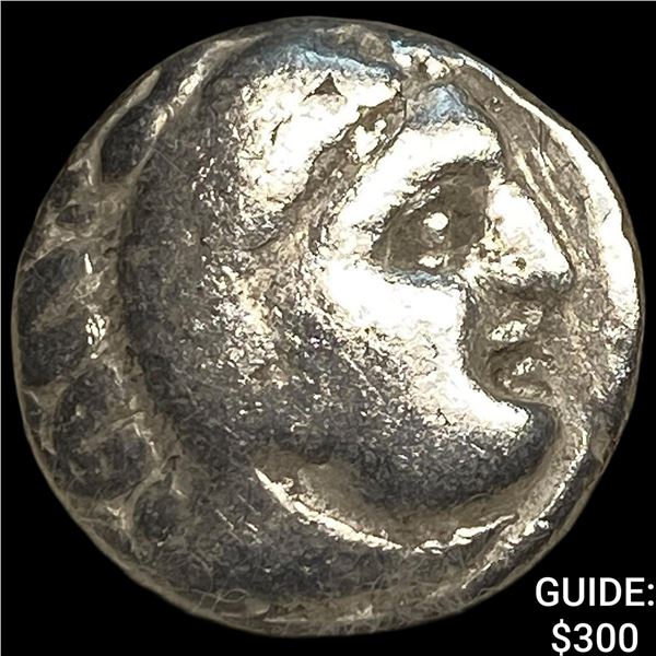 Macedonian Kingdom Alexander III Type Silver Drachm NEARLY UNCIRCULATED