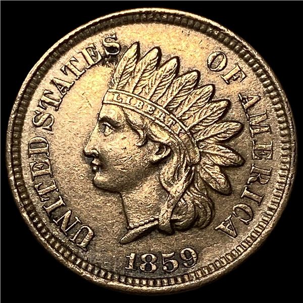 1859 Indian Head Cent CHOICE AU