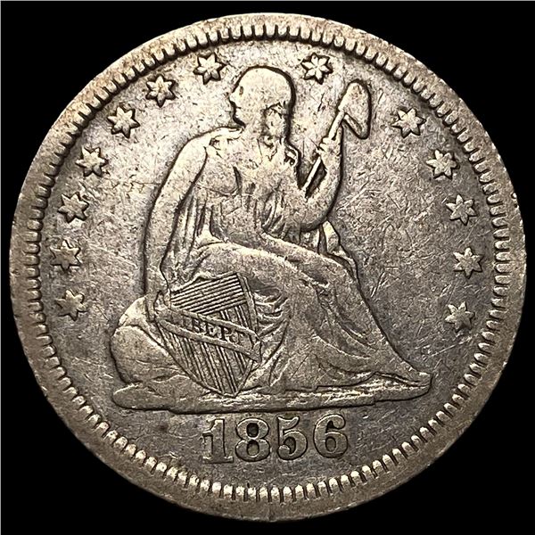 1856 Seated Liberty Quarter CLOSELY  UNCIRCULATED