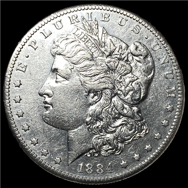 1884-S Silver Morgan Dollar CHOICE AU