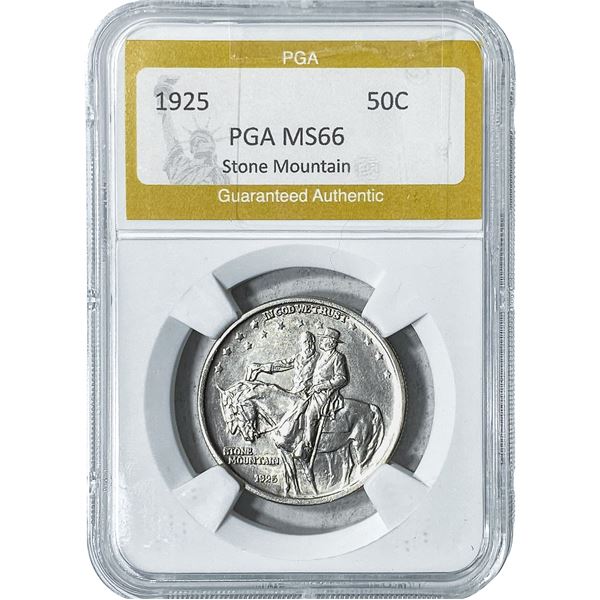 1925 Stone Mountain Half Dollar PGA MS66