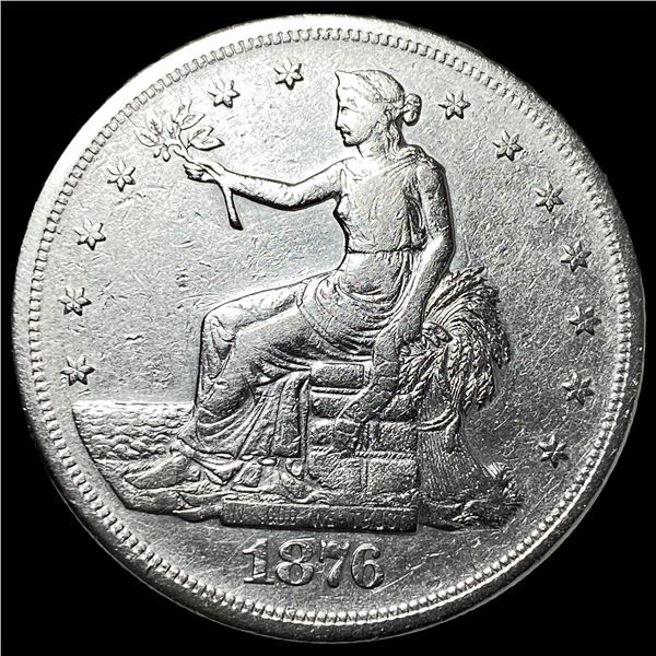 1876-S Silver Trade Dollar CLOSELY  UNCIRCULATED