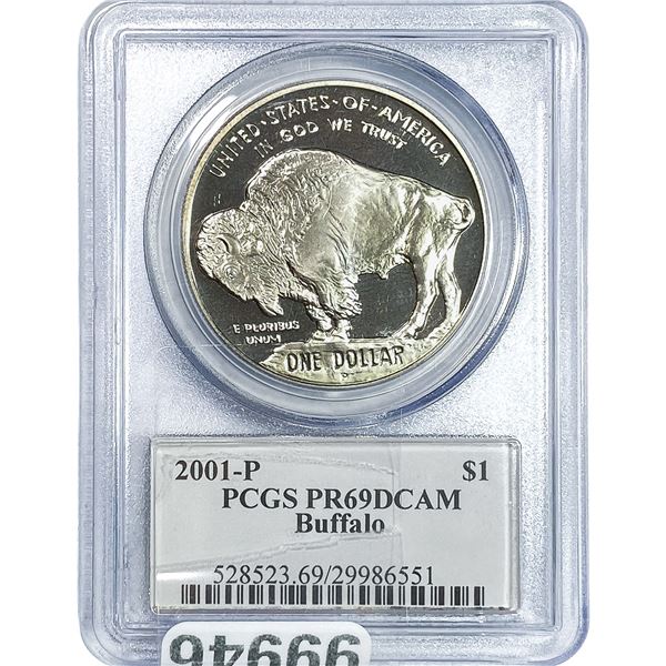 2001 $1 Buffalo PCGS PR69 DCAM