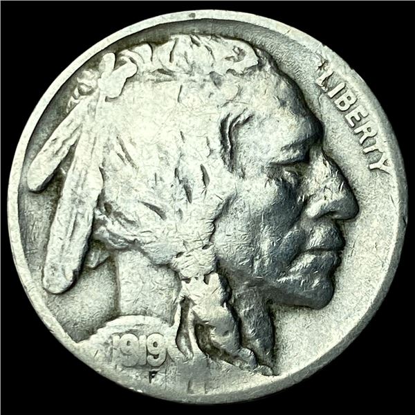 1919-S Buffalo Nickel LIGHTLY CIRCULATED