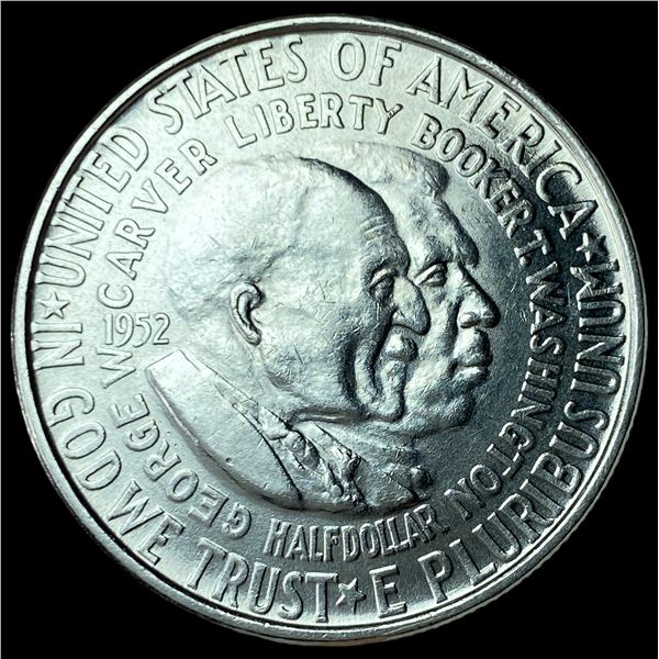 1952 Silver Half Dollar Booker T.  Washington/George W. Carver GEM BU