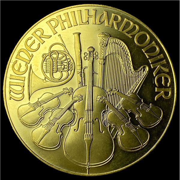 1995 Gold 1 oz Austrian Philharmonic SUPERB  GEM BU