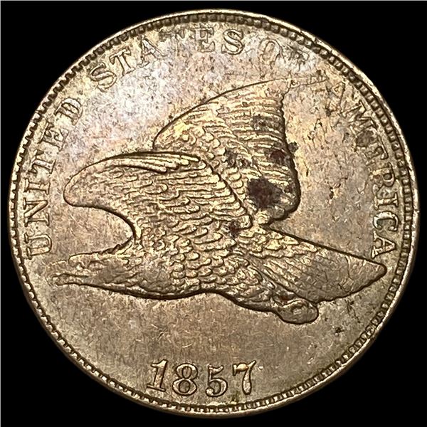 1857 Flying Eagle Cent CHOICE AU