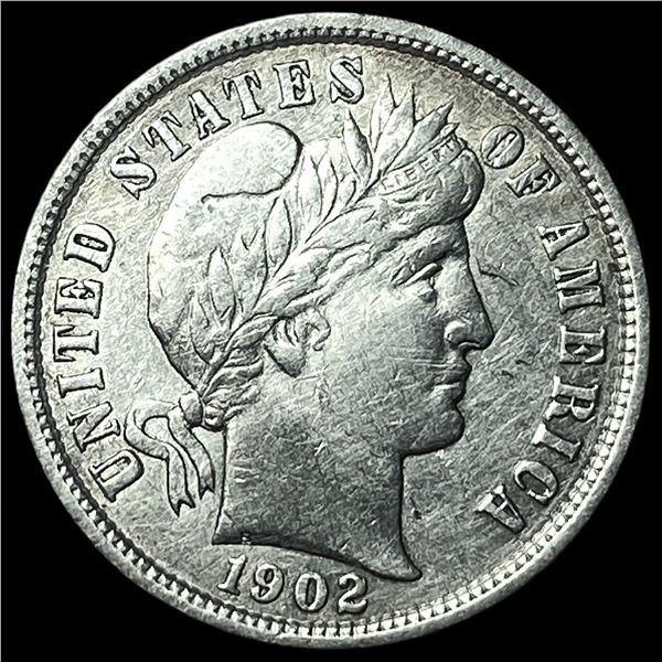 1902 Silver Barber Dime HIGH GRADE