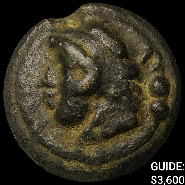 Roman c. 235-217 BC Bronze Aes Grave Quadrans