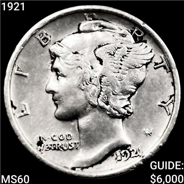 1921 Mercury Dime UNCIRCULATED