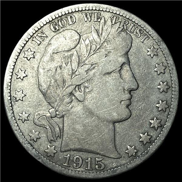 1915-S Silver Barber Half Dollar HIGH GRADE