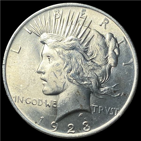 1923 Silver Peace Dollar GEM BU