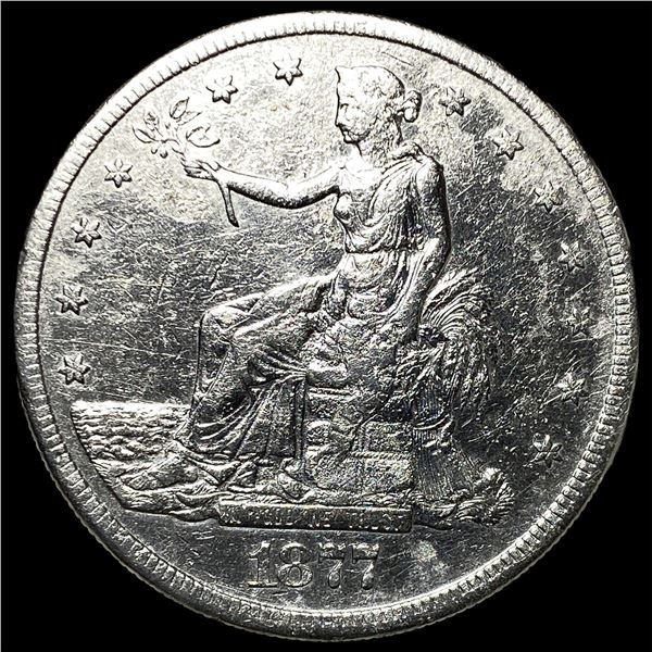 1877-S Silver Trade Dollar CLOSELY  UNCIRCULATED