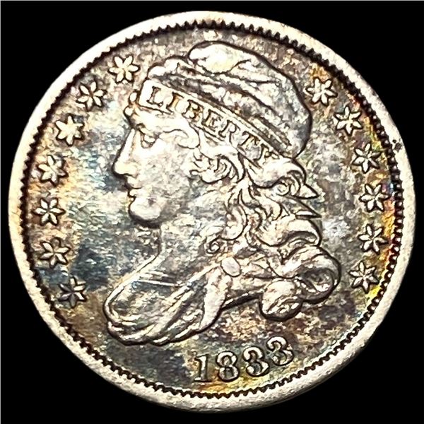 1833 Capped Bust Dime CLOSELY UNCIRCULATED