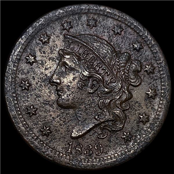 1839 Braided Hair Large Cent UNCIRCULATED