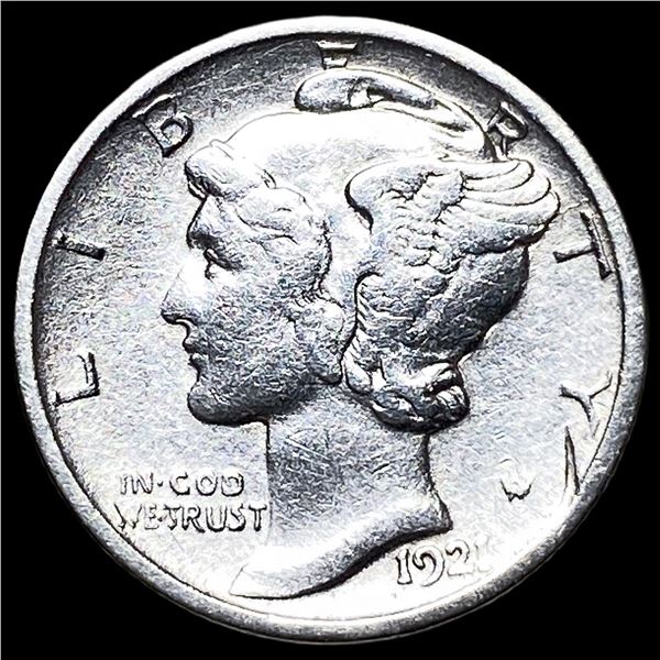1921-D Mercury Dime CLOSELY UNCIRCULATED