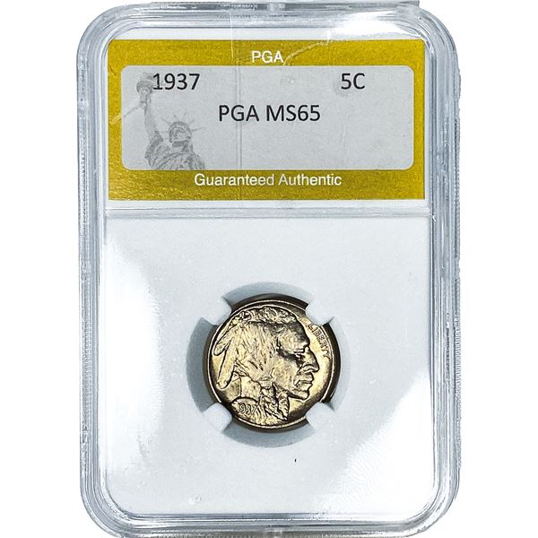 1937 Buffalo Nickel PGA MS65