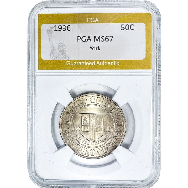 1936 York Half Dollar PGA MS67