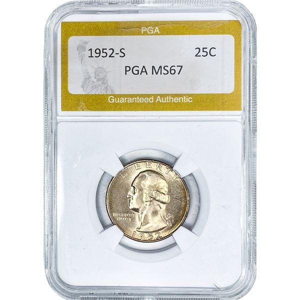 1894-O Washington Silver Quarter PGA MS67