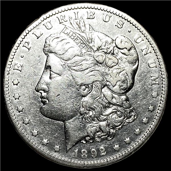 1892-CC Silver Morgan Dollar CLOSELY UNCIRCULATED