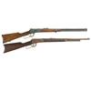 Image 1 : Two Lever Action Long Guns -A) Garate Anitua Tigre Model Lever Action Rifle  B) Winchester Model 189