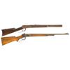 Image 1 : Two Winchester Lever Action Rifles -A) Winchester Model 1894 Lever Action Rifle  B) Winchester Model