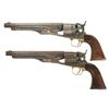 Two Civil War Era Colt 1860 Army Revolvers -A) Civil War Era Colt Model 1860 Army Percussion Revolve