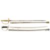 Image 1 : One U.S. Model 1840 N.C.O. Sword and One U.S. 1902 Officer's Sword