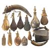 Image 1 : Powder Horns, Shot Bags, and Powder Flasks