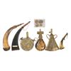 Image 1 : Assortment of Powder Horns and Flasks