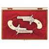 Image 1 : Cased Pair of Consecutively Serial Numbered Colt Fourth Model Derringers -A) Colt Fourth Model Derri