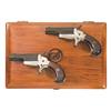 Image 1 : Cased Pair of Consecutively Numbered Colt Fourth Model Deringers -A) Cased Colt Fourth Model Deringe
