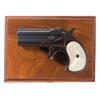 Image 1 : Cased Remington Type II Over/Under Derringer with Pearl Grips