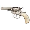 Image 1 : Colt Lightning Model of 1877 Etched Panel Double Action Storekeeper Revolver with Pearl Grips