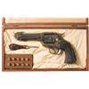 Image 1 : Custom Engraved, Gold Inlaid Pre-War Colt Bisley Model Single Action Army Revolver with Case