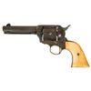 Image 1 : Antique Colt Single Action Army Revolver with Ivory Grips and Factory Letter
