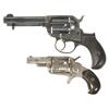 Image 1 : Two Antique Colt Revolvers -A) Colt Model 1877 Thunderer Double Action Revolver with Factory Letter 