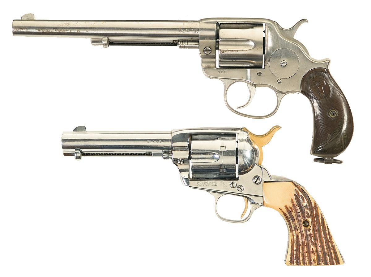 Two Colt Revolvers A) Colt Model 1878 Frontier Double Action Revolver