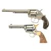 Image 1 : Two Colt Revolvers -A) Colt Model 1878 Frontier Double Action Revolver  B) Colt Single Action Army R