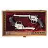 Image 1 : Cased Colt Model 1877 Lightning Double Action Revolver  B) Cased Colt Model 1877 Thunderer Double Ac