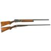 Image 1 : Two Shotguns -A) Browning Light 12 Semi Automatic Shotgun  B) A. H. Fox Sterlingworth Deluxe Double 