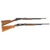 Image 1 : Two Slide Action Rifles -A) Winchester Model 62A Slide Action Rifle  B) Remington Model 121 Fieldmas