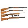 Image 1 : Four Long Guns -A) Winchester Model 61 Slide Action Rifle  B) Rossi Model 62 Slide Action Rifle  C) 