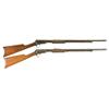 Image 1 : Two Winchester Model 1890 Slide Action Rifles -A) Early Winchester Model 1890 Slide Action Rifle  B)
