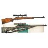 Image 1 : Two Remington Model 700 Bolt Action Rifles -A) Remington Model 700 BDL Bolt Action Rifle  B) Remingt