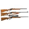 Image 1 : Three Ruger Single Shot Rifles -A) Ruger No 1 Single Shot Rifle  B) Ruger No 1 Single Shot Rifle  C)