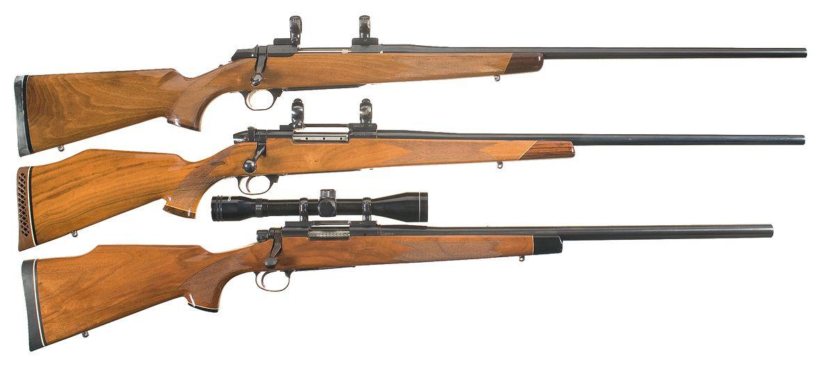Three Bolt Action Rifles -A) Browning A-Bolt Medallion Bolt ...