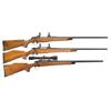 Image 1 : Three Bolt Action Rifles -A) Browning A-Bolt Medallion Bolt Action Rifle  B) Weatherby Mark V Bolt A