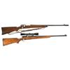 Image 1 : Two Sporterized U.S. 1903 Rifles -A) U.S. Springfield Model 1903 Sporting Rifle with Sling  B) U.S. 
